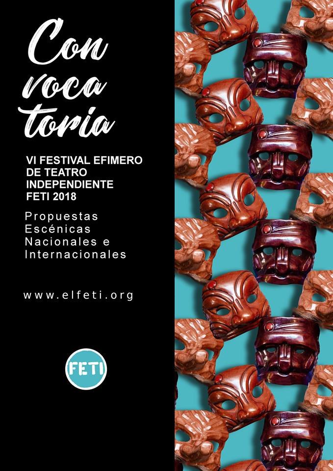 Afiche de la convocatoria del FETI 2018