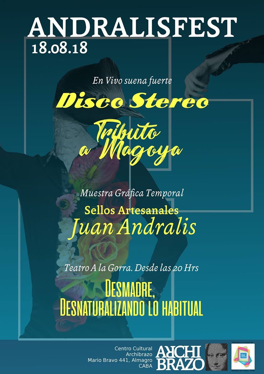 Afiche de AndralisFest, 18 de agosto de 2018