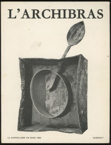 Portada original de L'Archibras Nº 7 · Le surréalisme en mars 1969
