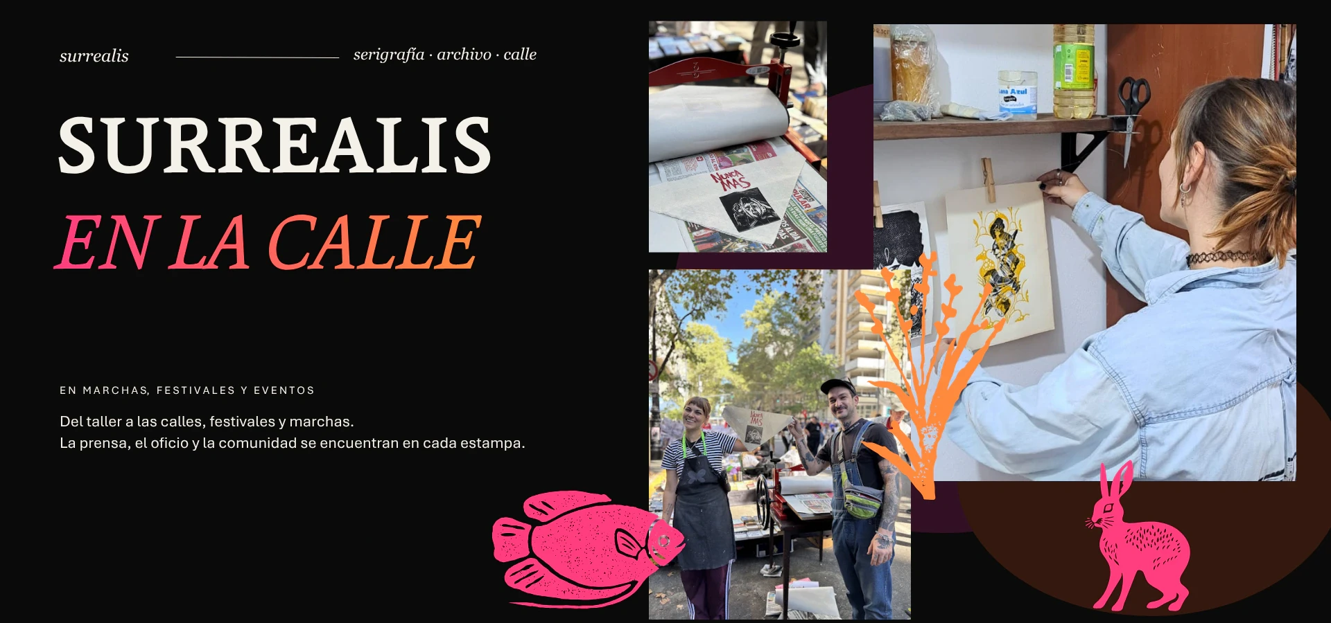 Surrealis en la calle: la prensa, el taller y el puesto en la vía pública
