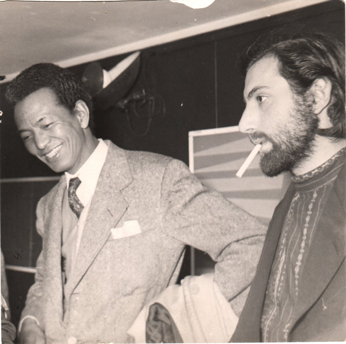 Juan Andralis con Wifredo Lam, 1953