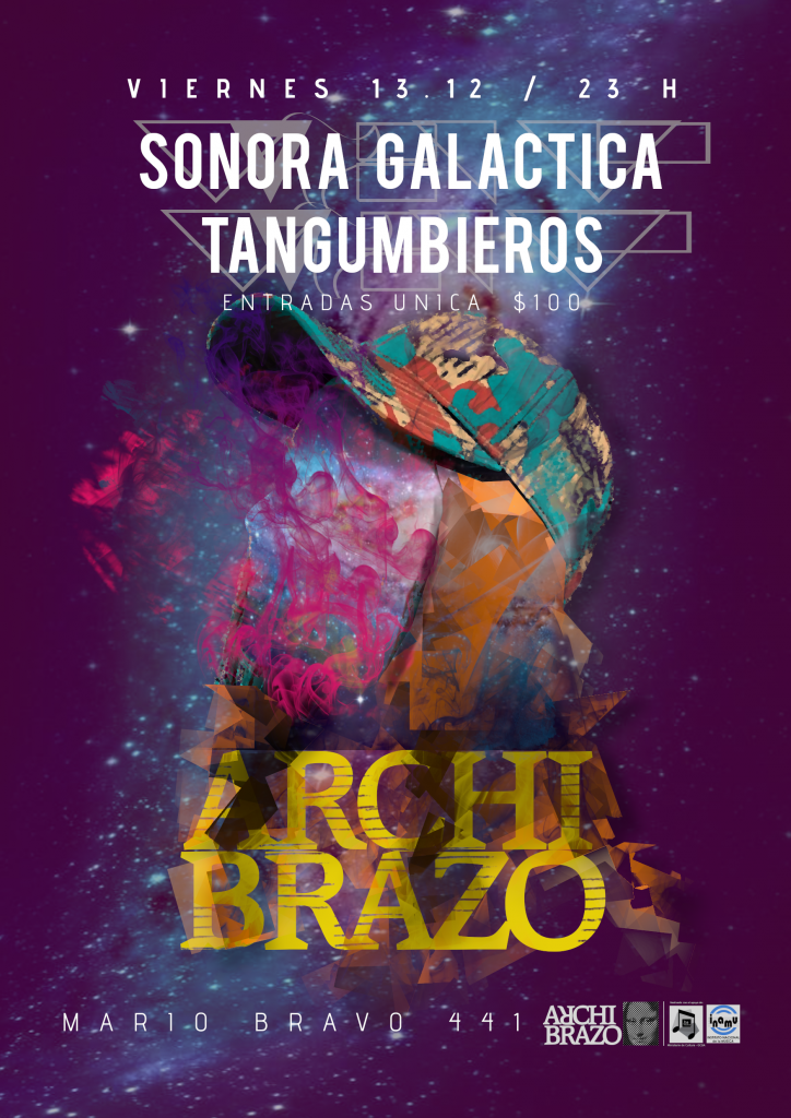 Flyer · SONORA GALÁCTICA Y TANGUMBIEROS