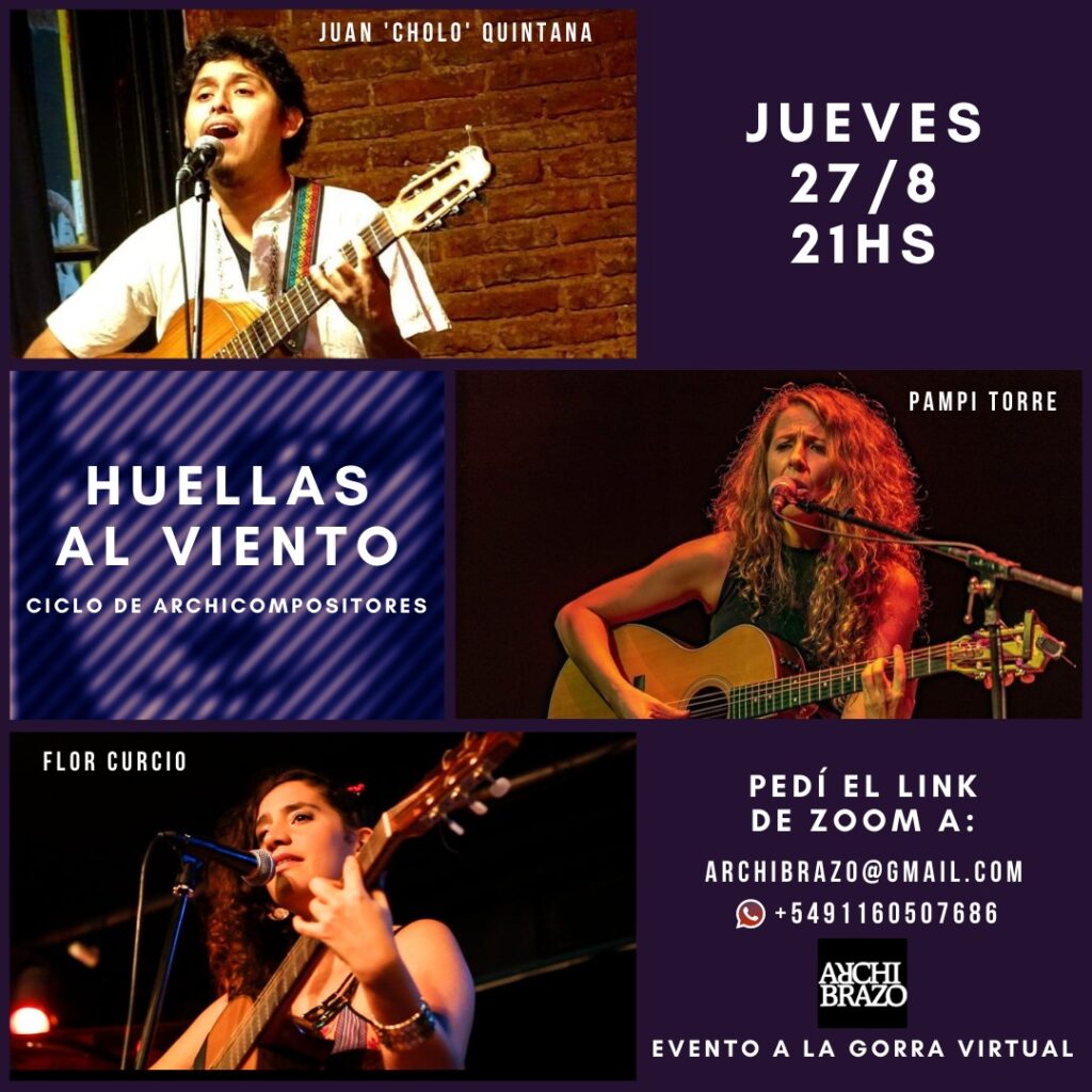 Flyer · Guellas al viento - ciclo de compositores