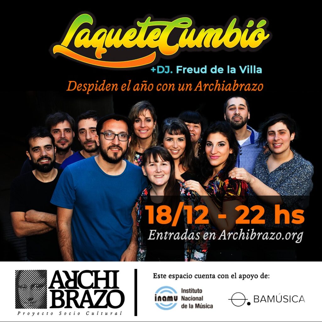 Flyer · LAQUETECUMBIÓ + DJ FREUD DE LA VILLA
