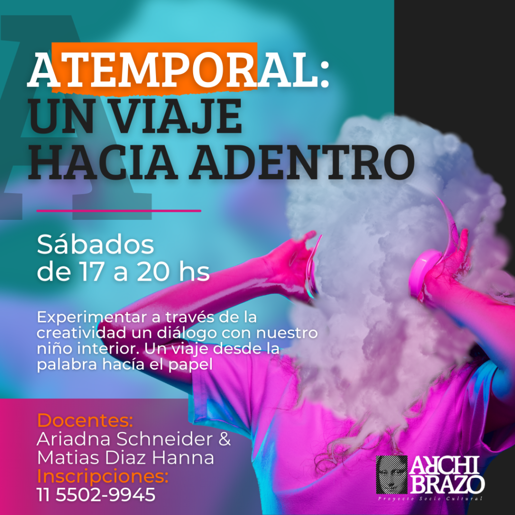 Flyer · Seminario Atemporal: un viaje hacia adentro