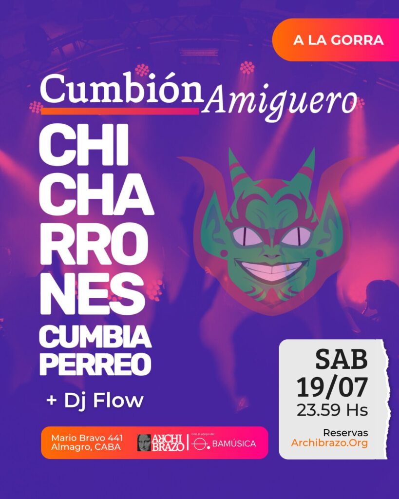 Flyer · Cumbión Amiguero: Los Chicharrones
