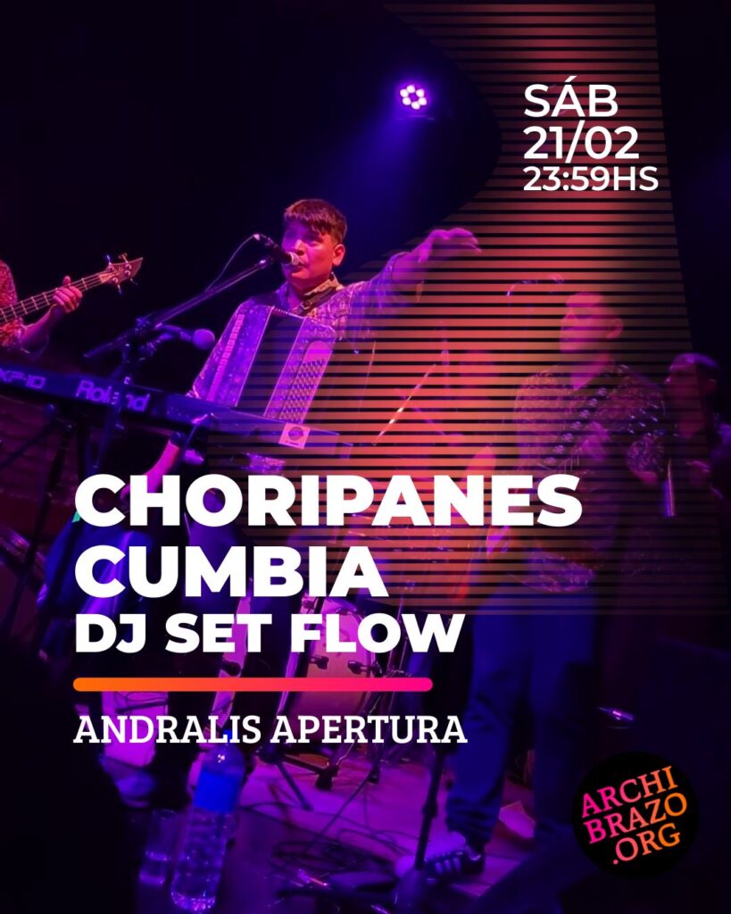 Flyer · Andralis Fest | Apertura | Los Choripanes Cumbia + DJ SET Flow