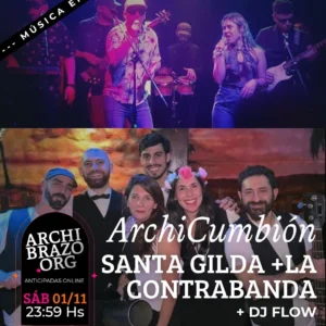 ARCHICUMBIÓN | Santa Gilda + La contrabanda + DJ Flow