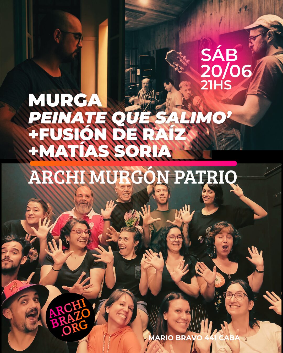 ARCHIMURGÓN PATRIO: Murga Peinate que salimo` / Fusión de raíz / Matías Soria
