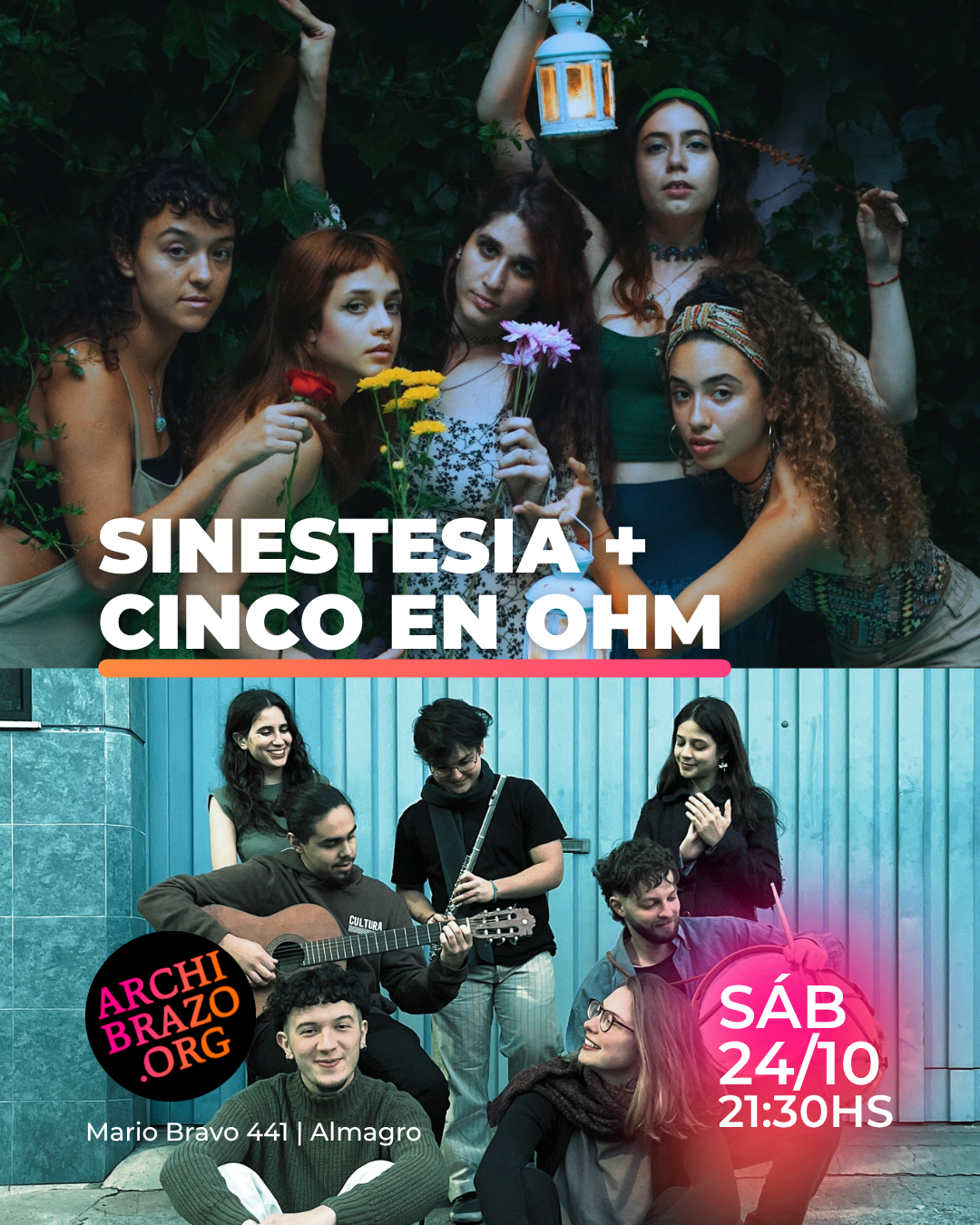 SINESTESIA + Cinco en Ohm