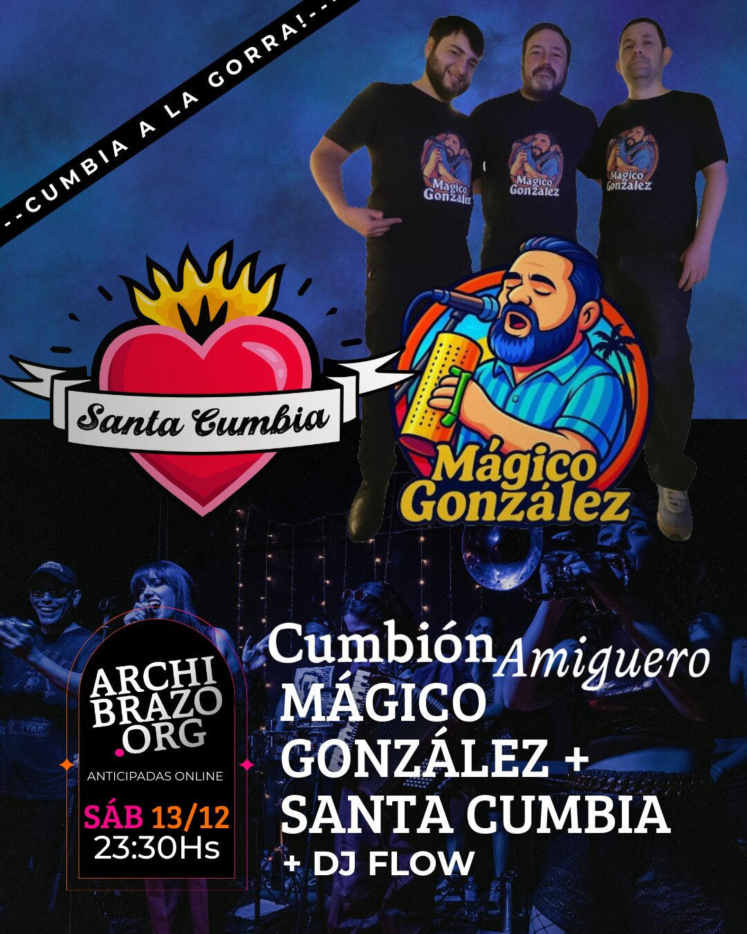 Cumbión Amiguero | Mágico González + Santa Cumbia