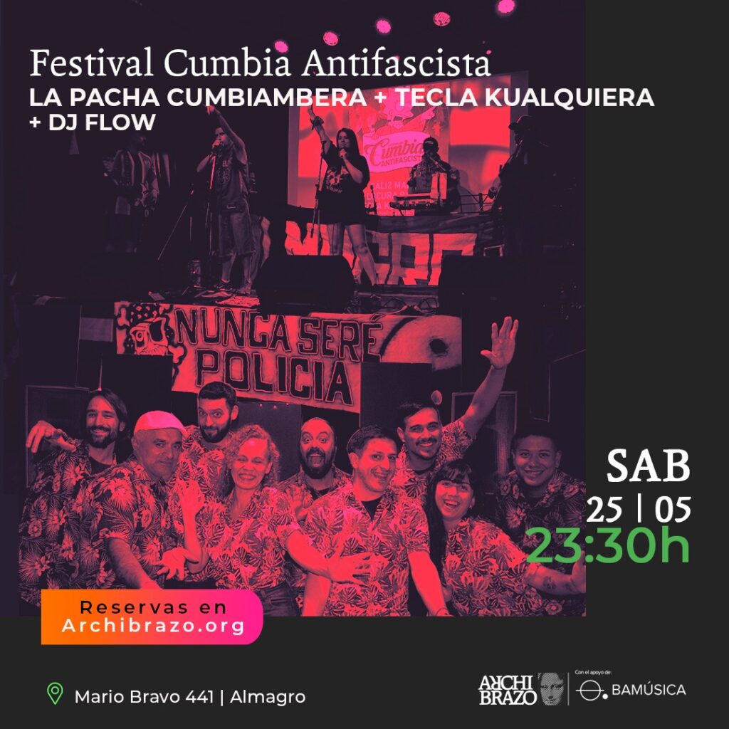 Flyer · Festival Cumbia Antifascista