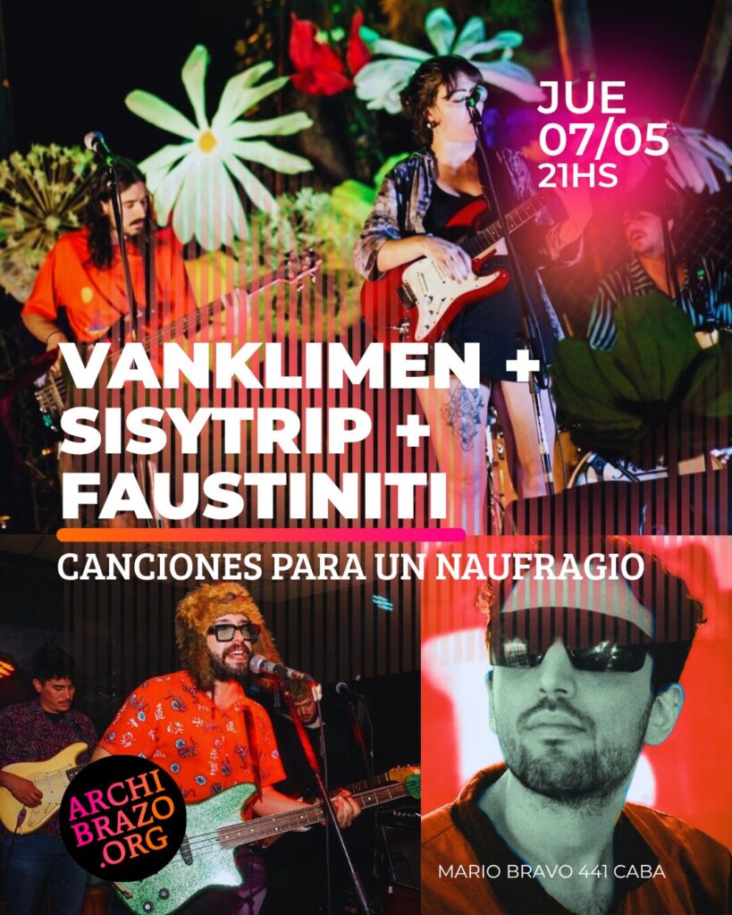 Flyer · Canciones para un Naufragio