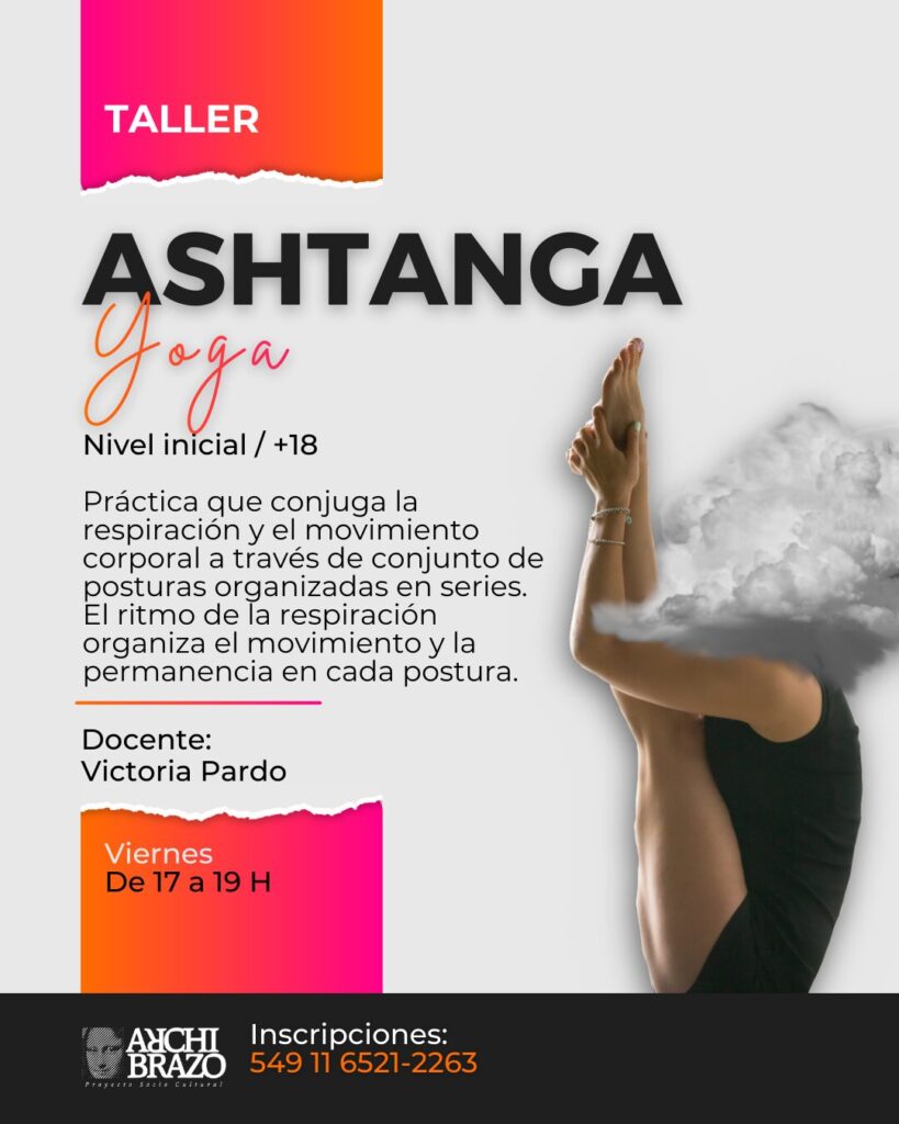 Flyer · Taller | Ashtanga Yoga para principiantes