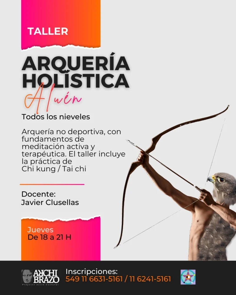 Flyer · Taller | Arquería Holística