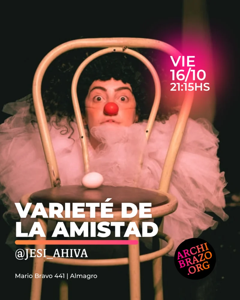 Flyer · Varieté de La amistad